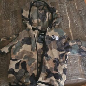 The North Face Camouflage Fleece Hoodie 12-18M